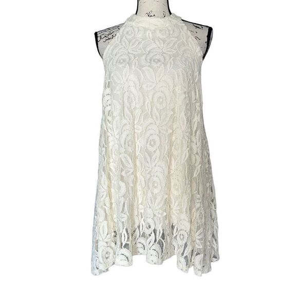 Altar’d State off-white lace dress small - Picture 1 of 6